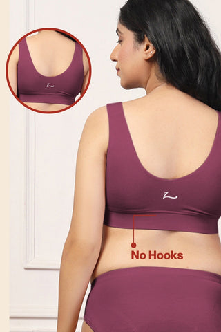 Close-up shows easy-access nursing clips for quick, effortless feeding.