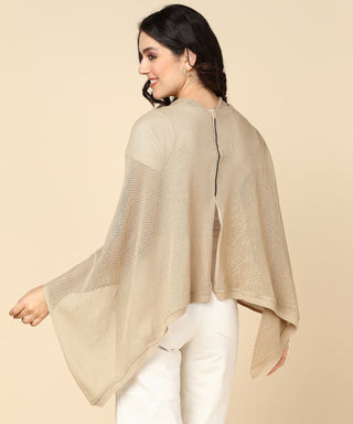 Beige Honeycomb Feeding & Nursing Cover