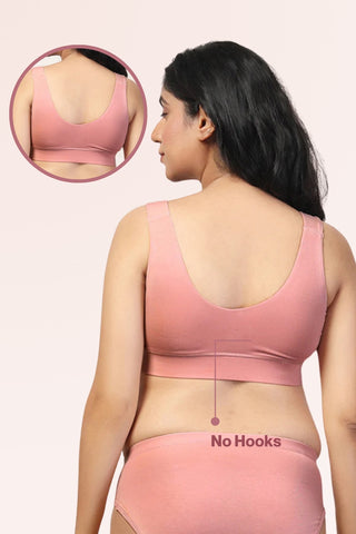 Onion Feeding Bra: Wire-free, seamless design for skin comfort.