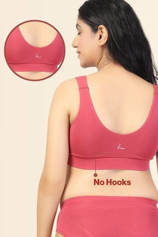 Close-up shows easy-access nursing clips for quick, effortless feeding.