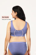 247 (Upgraded) Royal Blue Modal Padded Maternity Feeding Bra