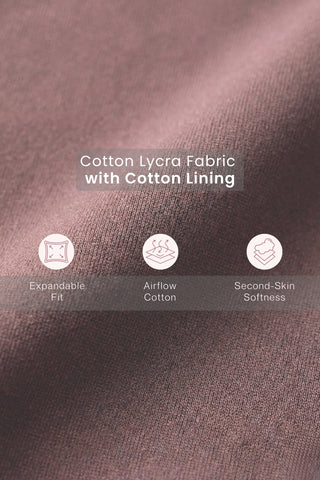 SecureFit Cotton Fixed-Pad Feeding Bra - Dark Skin