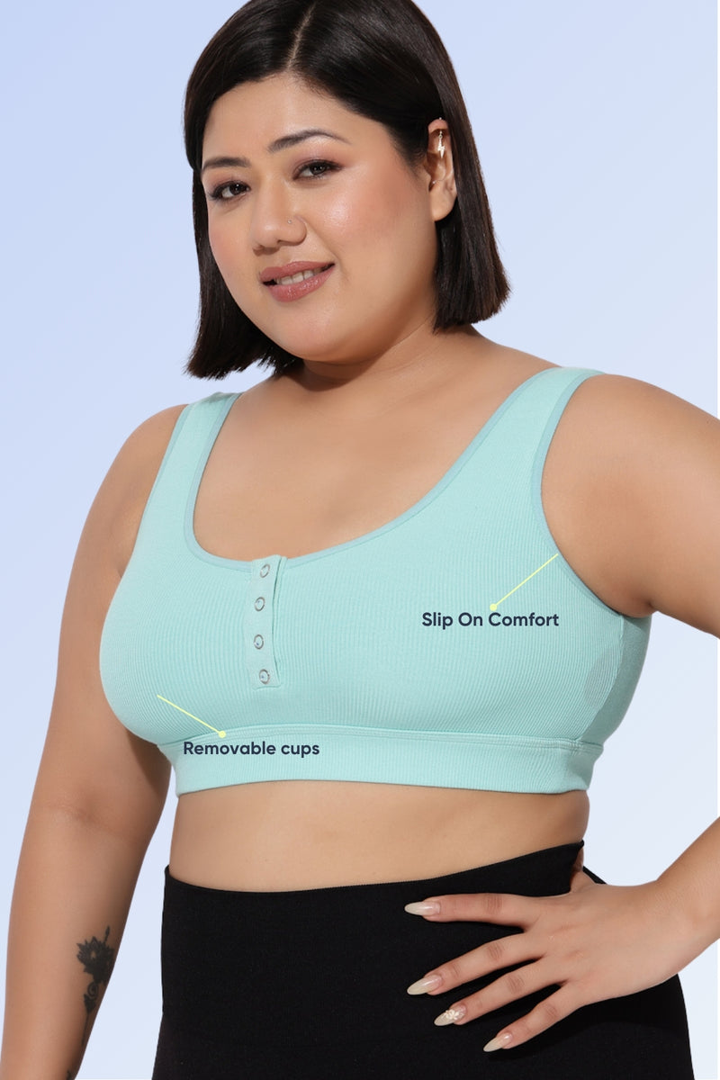 Cool Girl Nursing Bra - Aqua