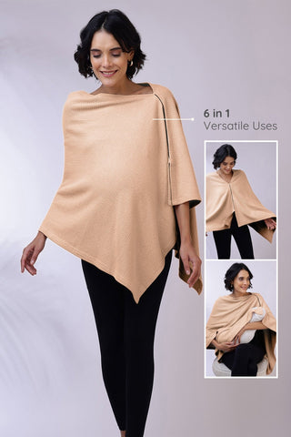 Maternity Elena Nursing Cover - Champagne