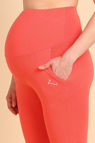 247 Zactive™ Coral Maternity Trouser (Pregnancy & Postpartum)