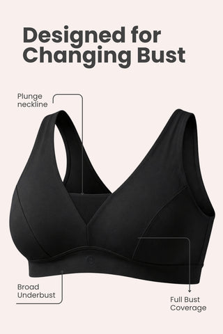 Natural Shape Modal Bra Pack of 3 - (Light Skin, Coral & Black)