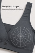 Natural Shape Modal Bra - Steel Grey