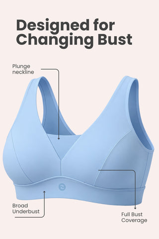 Natural Shape Modal Bra Pack of 2 - (Black, Mist)