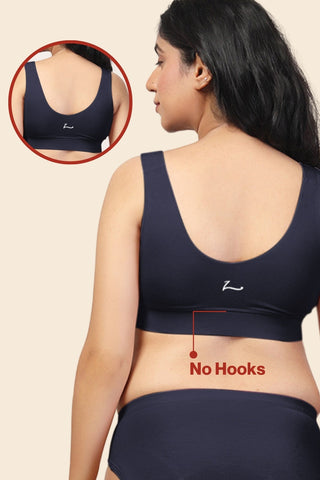 Close-up shows easy-access nursing clips for quick, effortless feeding.