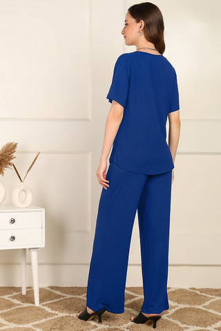 Blue Maternity Pajama Set - House Of Zelena™