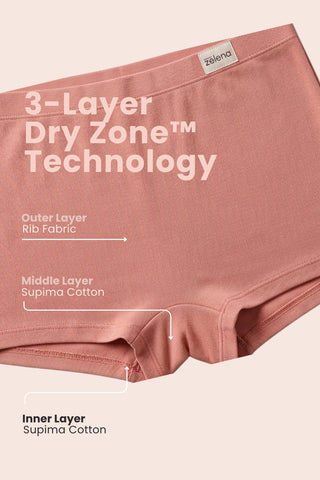Pregnancy Cotton Panty (Pack of 3) (Skin, Rose Gold & Black)