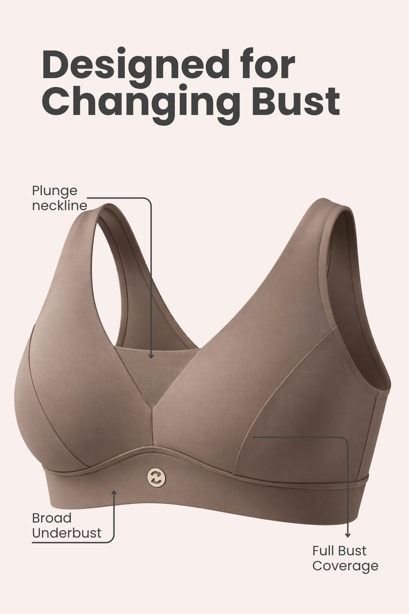 Fixed Padded Modal Maternity Bra with Support - Coco