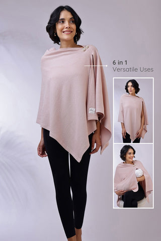 Maternity Diana Nursing Cover - Blush Pink