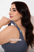 247 (Upgraded) Modal Padded Maternity Feeding Bra - Future Dusk