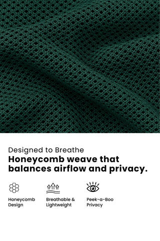 Ivy Green Honeycomb Feeding & Nursing Cover