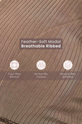 Sera Broad-Rib Bra - Mocha