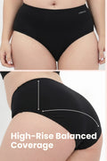 Cotton High-Rise Hipster - Black