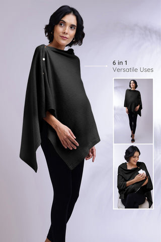 Pregnancy Amara Nursing Cover - Black