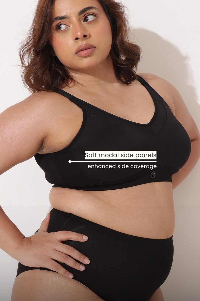Sculpt & Lift Moulded Bra - Black
