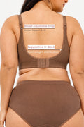 Riva Fine-Rib Cotton Feeding Bra - Mocha