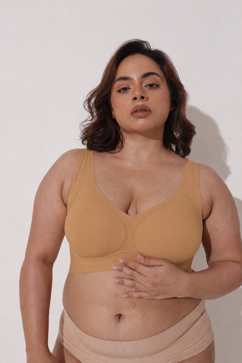 Sculpt & Lift Wave Edition Bra - Amber