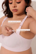 Sculpt & Lift Powermesh Nursing Bra - Blush