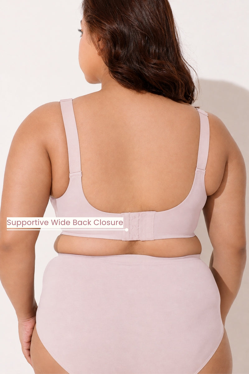 Sculpt & Lift Powermesh Nursing Bra - Blush