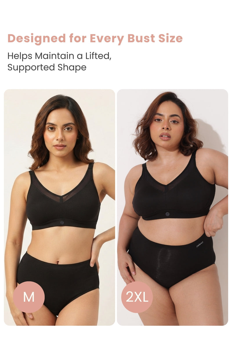 Sculpt & Lift Moulded Bra - Black