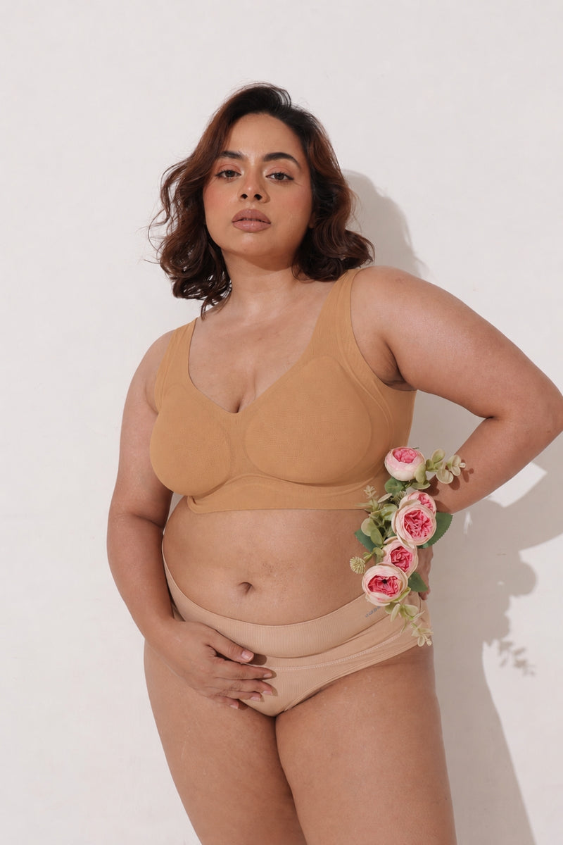 Sculpt & Lift Wave Edition Bra - Amber