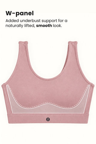 Sculpt & Lift Cotton Sports Bra - Hazel