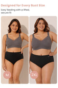 Sculpt & Lift Powermesh Nursing Bra - Chrome