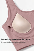 Sculpt & Lift Cotton Sports Bra - Hazel