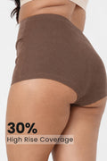 Pregnancy Panty – Over-the-Belly (Rib Textured) - Mocha