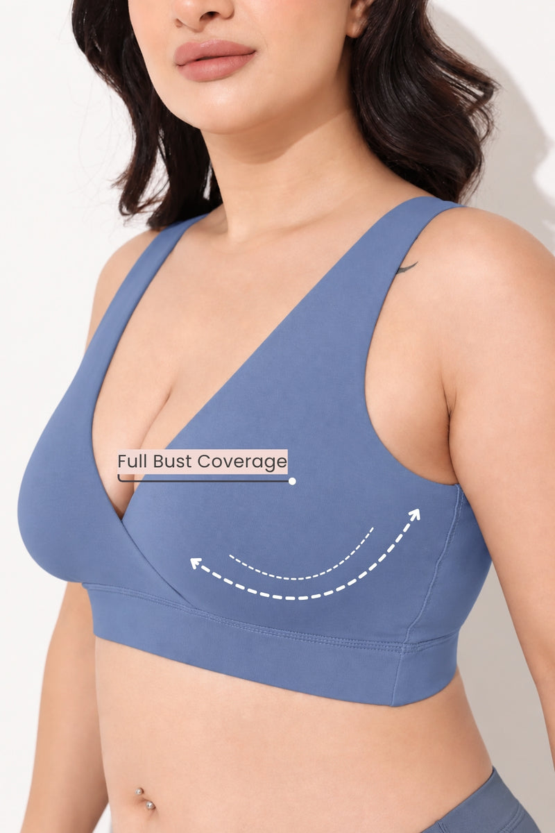 247 (Upgraded) Mist Modal Padded Maternity Feeding Bra