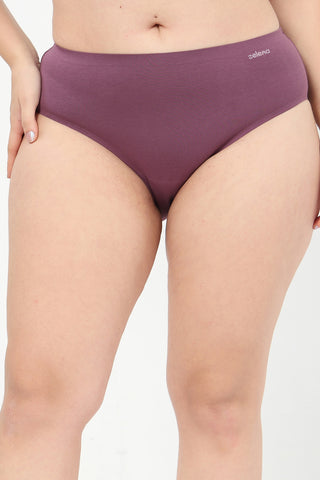 Cotton Bonded Mid-Rise Hipster - Onion