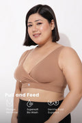 EasyMove non-padded Cotton Yoga Bra - Honey