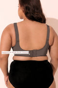 Sculpt & Lift Powermesh Nursing Bra - Chrome