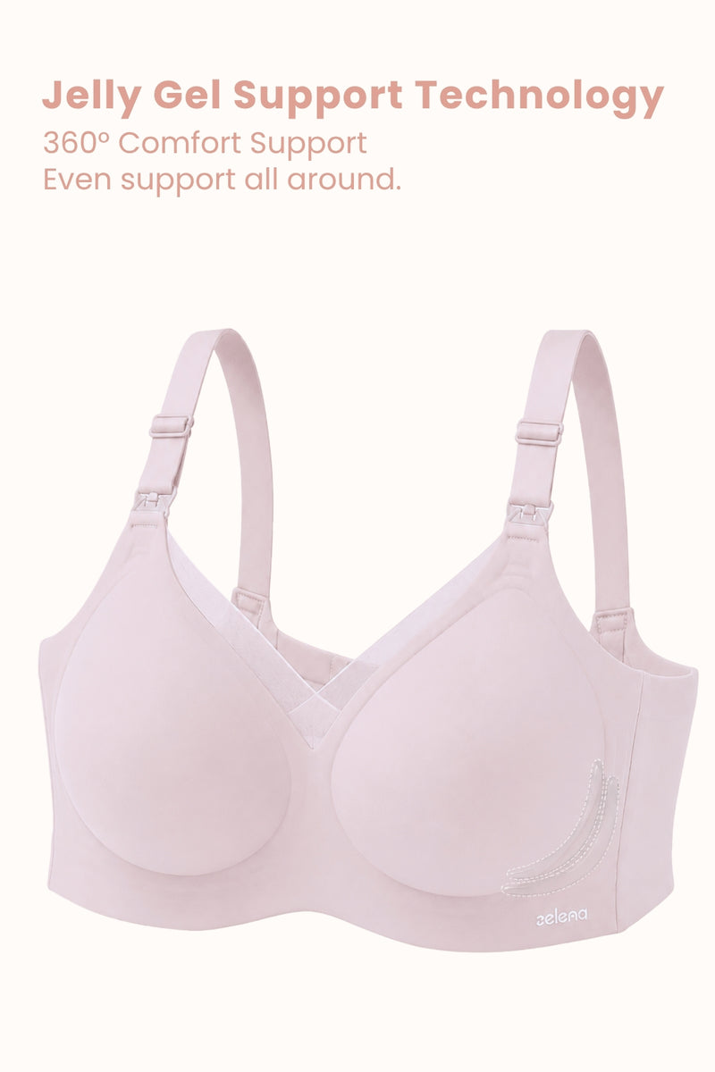 Sculpt & Lift Powermesh Nursing Bra - Blush