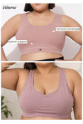 Sculpt & Lift Cotton Sports Bra - Hazel