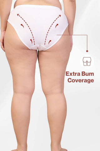 247 White Padded Maternity Feeding Bra and Panty Set