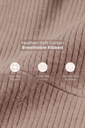 Riva Fine-Rib Cotton Feeding Bra - Dark Skin