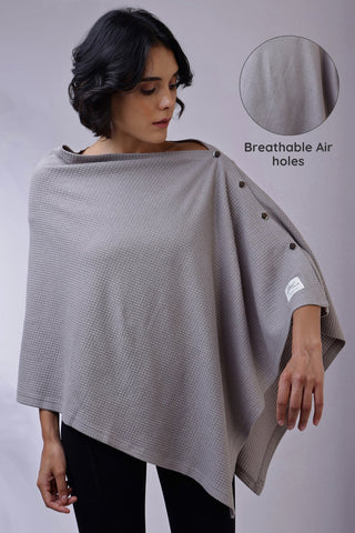 Maternity Amara Nursing Cover - Grey