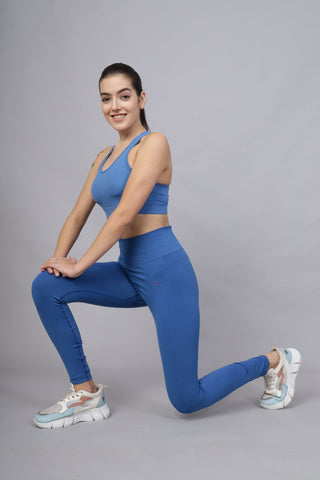 Seamless High Waisted Tummy Compression Floral Jacquard Brown Postpartum Legging