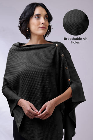 Amara Nursing Cover - Black