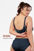 247 Extra Support Cotton Feeding Bra with Adjuster - Navy Blue