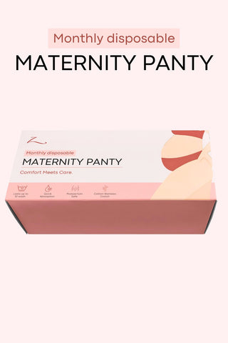 Monthly Disposable White Maternity Panty (Pack of 6)