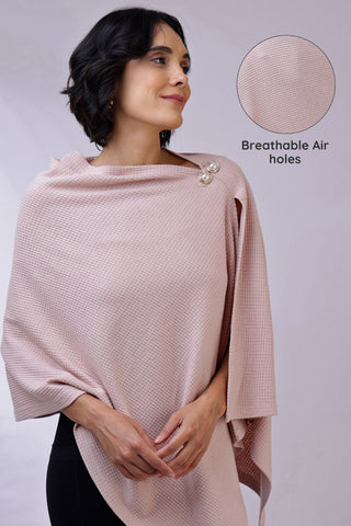 Maternity Diana Nursing Cover - Blush Pink
