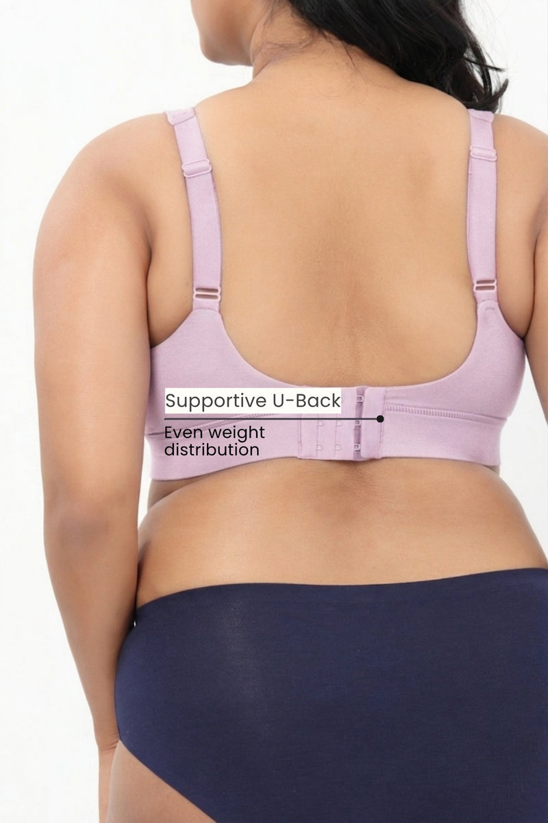 Natural Shape Modal Bra - Light Pink