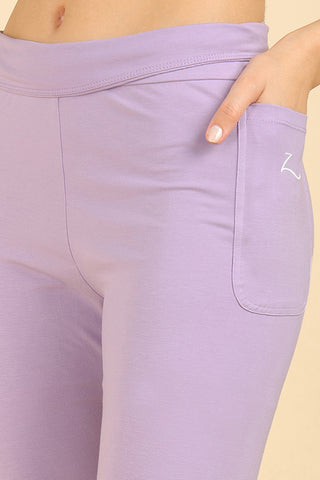 High Waist Lavender Mom Legging