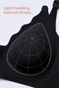 Sculpt & Lift Scallop Nursing Bra - Onyx